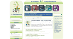 Desktop Screenshot of e-tantermek.hu