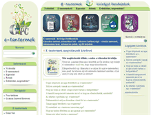 Tablet Screenshot of e-tantermek.hu